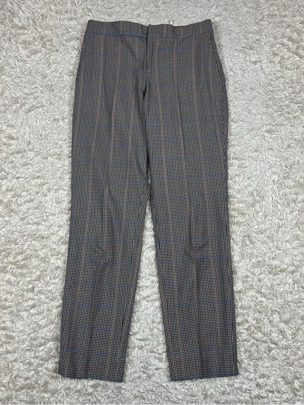 45R Check Pattern Wool Slacks Pants - Picture 2 of 15